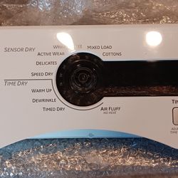 GE Part# WE19X10083 Dryer Control Panel 