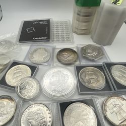 Silver Rounds And Coins