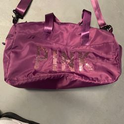 Pink Brand Duffle (purple ) 