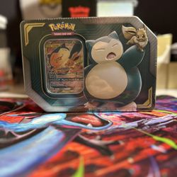 ‼️TAG TEAM Tin [Eevee & Snorlax GX] - SM - Team Up (Pokemon Cards) 