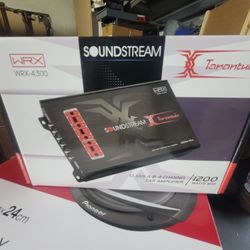 SOUNDSTREAM 1200 WATT 4 CHANNEL AMP NEW!
