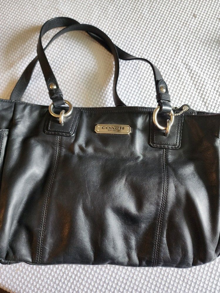 Coach Black Leather Purse