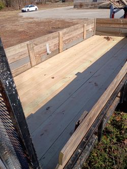 16ft Single Axle Land Scape Trailer