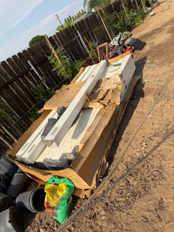 Vinyl 8ft fence posts