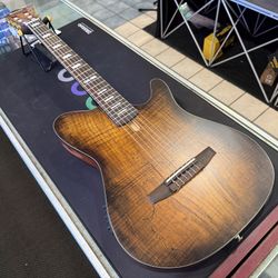 Ibanez FRH20SMN Tobacco Burst Thin-Body Classical Acoustic Electric Guitar NEW!