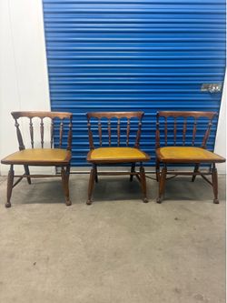 3 vintage wood