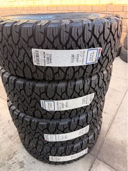 35x12.50r17 Bfgoodrich ko3 tires nuevas con 70,000 millas de garantía las 4