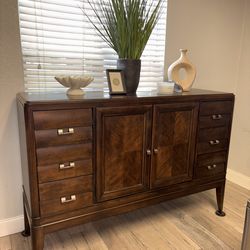 Mid Century Buffet w/ Wine Rack
