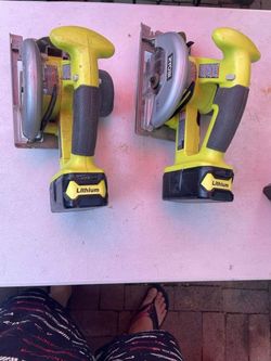 Ryobi Saw & Batteries