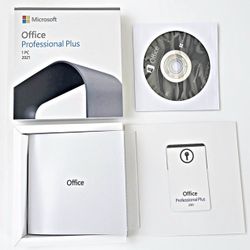 Microsoft Office 2021 DVD Sealed Physical Product