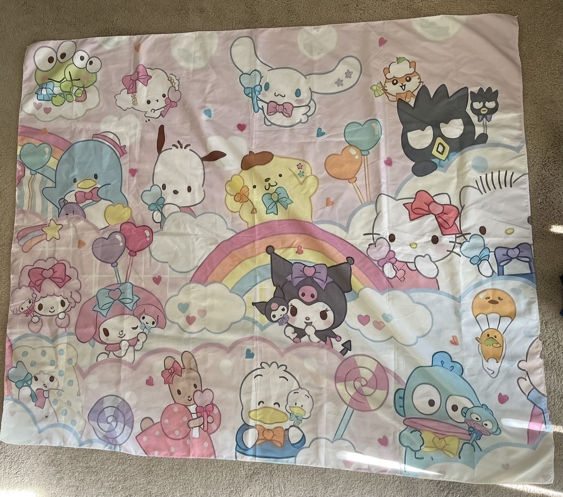 Sanrio Kids Tapestry with Kuromi, Cinamaroll, My Melody and more !