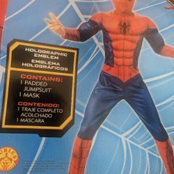 Spiderman Halloween Costume Size 4-6