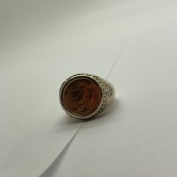 GENTLEMEN RING 14KT YG WITH DIAMOND