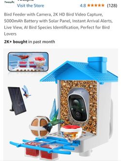 New Solor Camra Bird Feeder