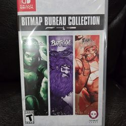 New Sealed Bitmap Bureau Collection (3 games in 1) Nintendo Switch Game