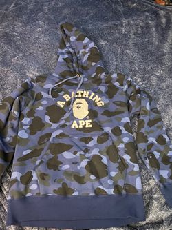 Blue Bape Camo Hoodie