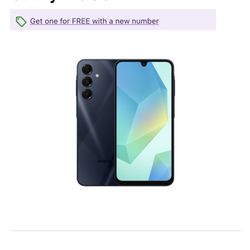  Brand  New Cell Phone With Box Metro By T-Mobile Samsung A16