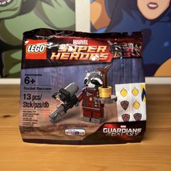 Lego Marvel Rocket Raccoon Exclusive Poly Bag Sealed