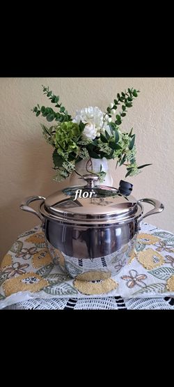 CALDERO DE 7 QT DE ACERO INOXIDABLE 5-PLY VIDA SANA PRINCESS HOUSE 🌻 🌾