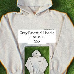 Grey Essential Hoodie