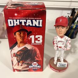 Ohtani 13 Strikeout bobblehead (best Offer)