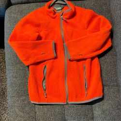 L. L. Bean Zippered Fleece Jacket Size  10-12Y