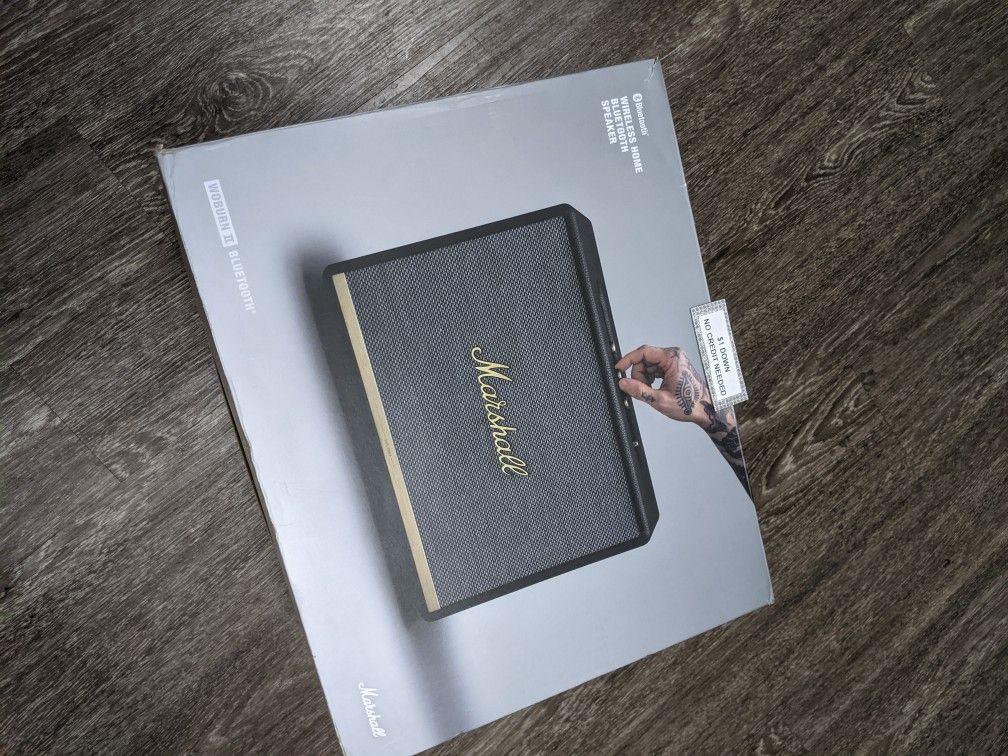 Marshall Wouburn II Bluetooth Speaker  - Pay $1 today and pay the rest later -