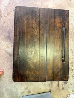 Antique children’s school desk