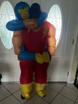 Inflatable Wrestler Costume Halloween Suit
