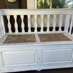 Bench With Hidden Storage
