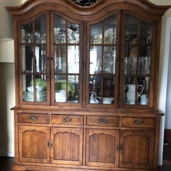 Beautiful china cabinet a lot of storage