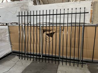 70” Tall Galvanized Steel Fence Panels On Sale 8ft Wide