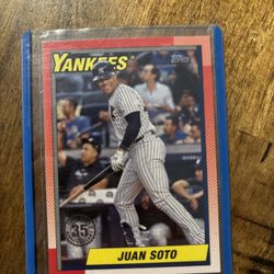 Juan Soto Rare Superstar Card MLB Baseball Card