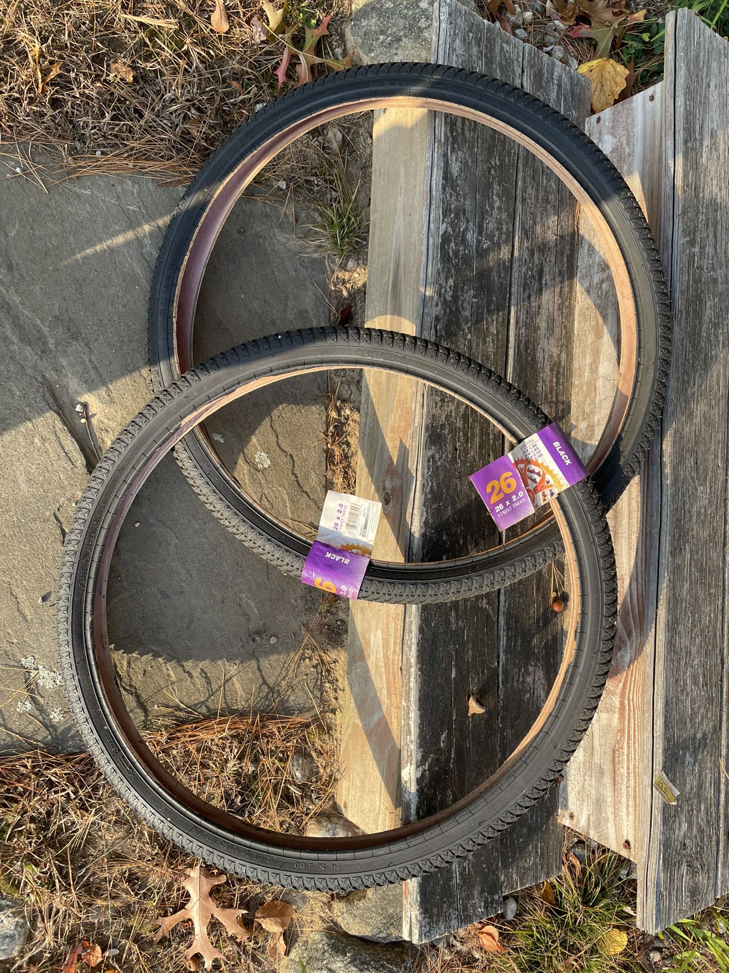 Set of 2 brand new 26” mountain bike tires $20