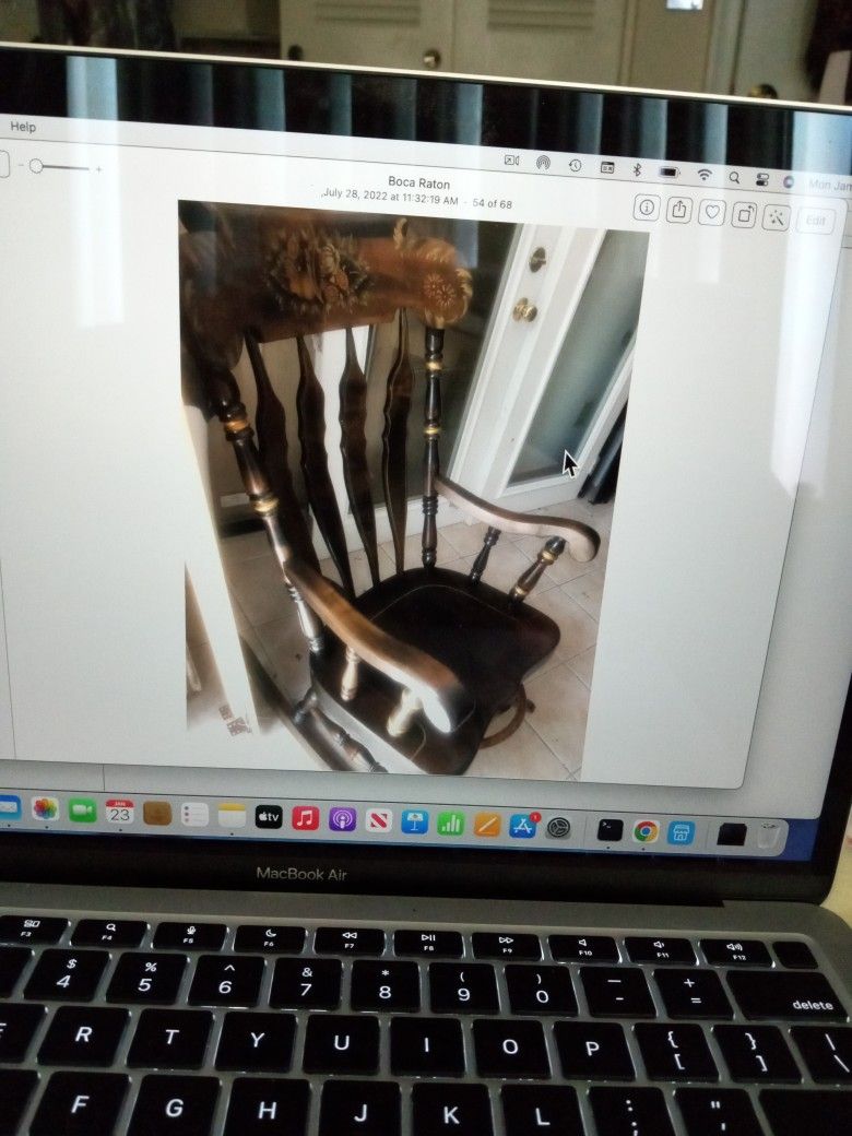 Solid Wood Rocking Chair (some Imperfections)