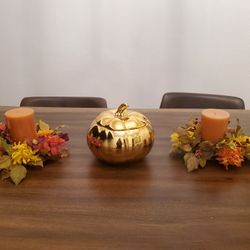 Large Cermanic Pumpkin Jar