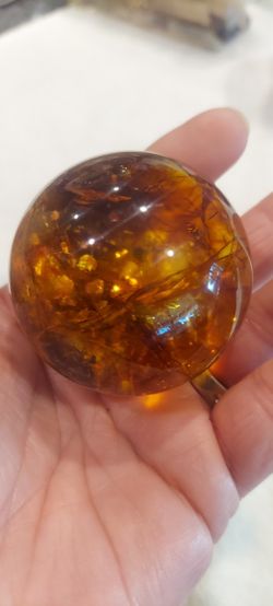 Large Amber Sphere
