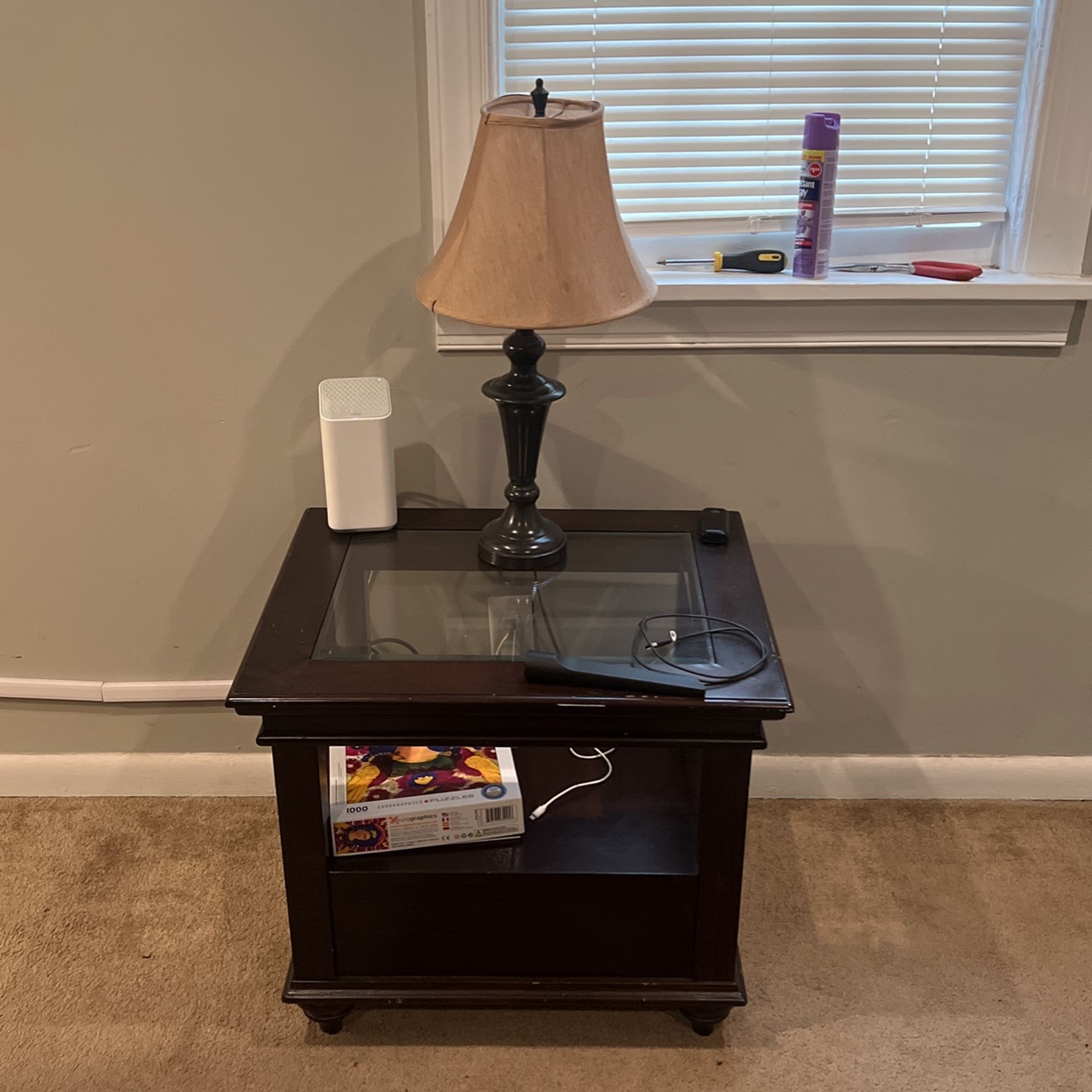 Lamp w Coffee Table