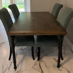 Dining Set - Table With 4 Chairs 