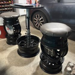 Man Cave Table And Stools