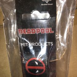 New in package Deadpool Dog Collar