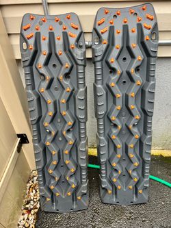 ARB TRED Pro Recovery Boards — Grey/Orange — Pair