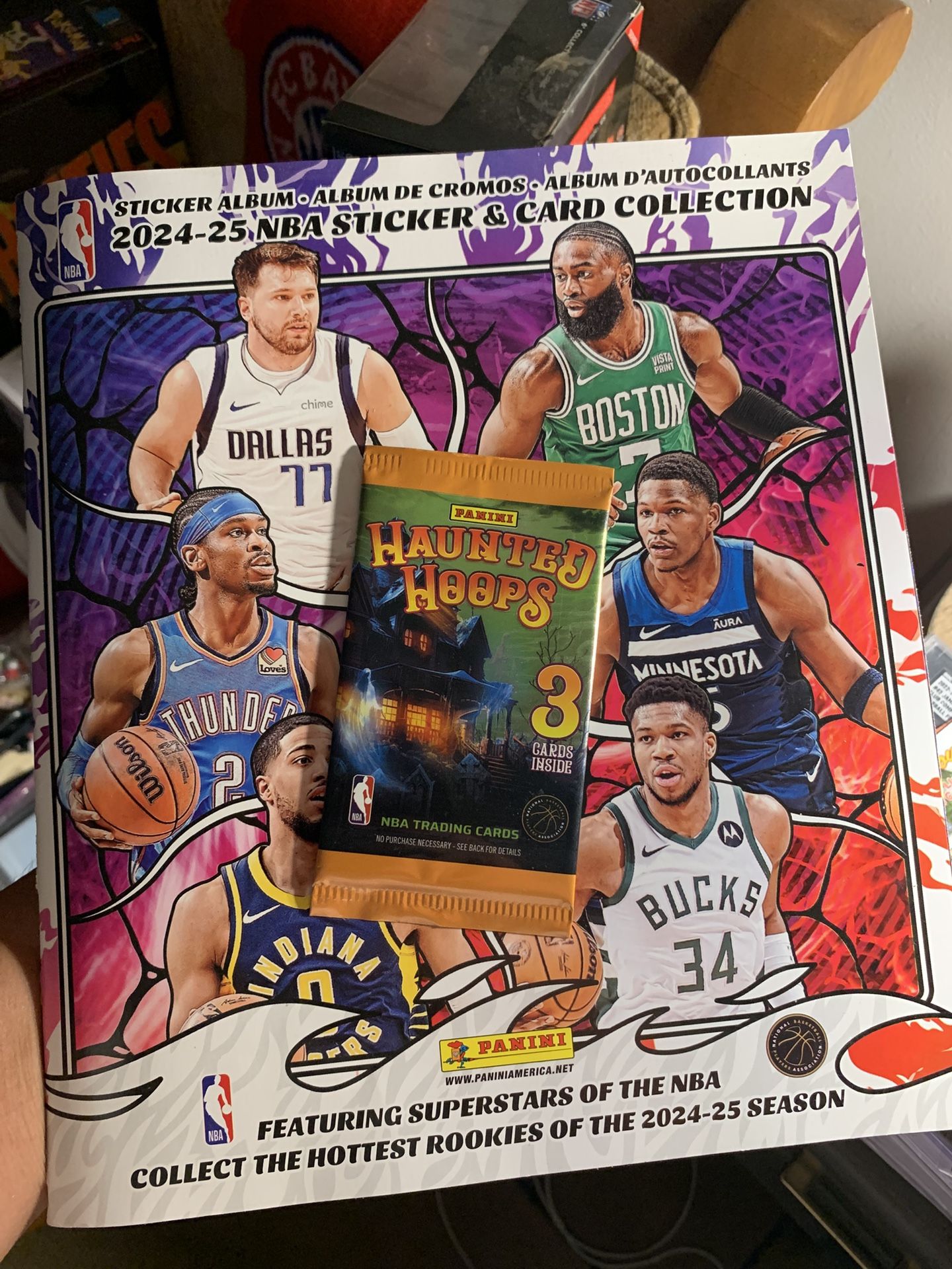 NBA TCG LOT : Haunted Hoops X Target Exclusive Panini Sticker Album