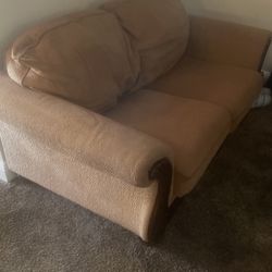 Brown Couch Set 2 Tables 300 OBO 