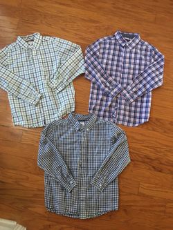 EUC Gymboree boys shirts bundle size M 7/8