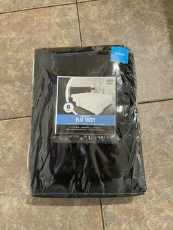Black Queen Flat Sheets 6 Pack. Paquete De Sabanas Queen 