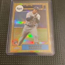 2022 Wander Franco Topps chrome refractor RC