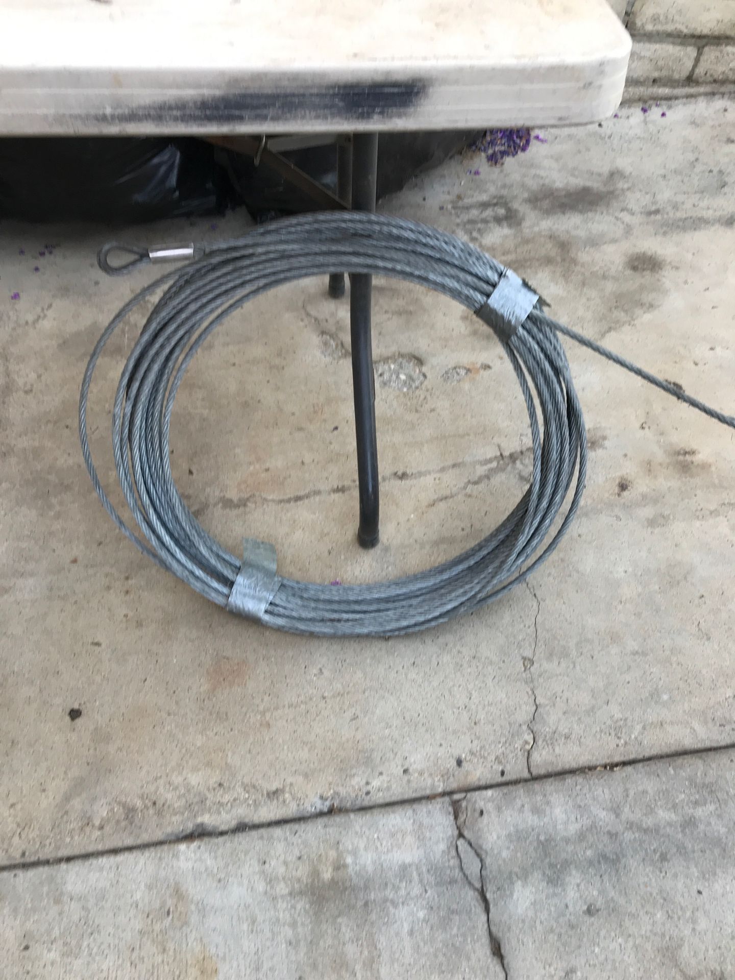 50’ winch cable