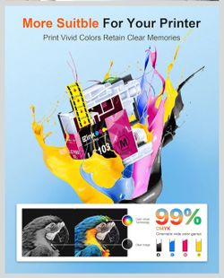 E-Z Ink Pro LC103 LC103XL Compatible Ink Cartridge Replacement for Brother LC103 XL LC103XL LC101 LC103CL Ink Cartridges Compatible with MFC-J870DW MF