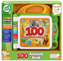 Brand New LeapFrog 100 Animals Book, Green
